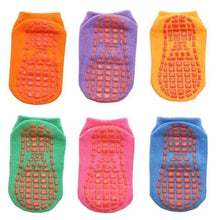 Load image into Gallery viewer, Children Cotton  6 Pairs/Set Anti-slip Socks For Boys Girl Rubber Kid Floor Sock With Grips For 0 To 6 Years Kids

