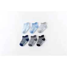 Load image into Gallery viewer, Children Cotton  6 Pairs/Set Anti-slip Socks For Boys Girl Rubber Kid Floor Sock With Grips For 0 To 6 Years Kids
