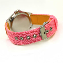 将图片加载到图库查看器，Children Cute Boys Girls Quartz Watch Kids Childrens Fabric Strap Student Time Clock Wristwatch Gifts Colorful Number Dial Time Teach Watches PU Band Analog Quartz Children Sport Outdoor Boys Kids Wrist Watches
