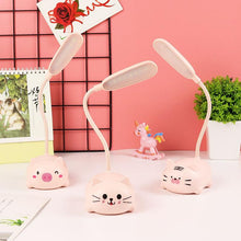 Load image into Gallery viewer, Children Desk Lamp LED Bedside Table Lamp Flexo Balance Light Gooseneck Drawing Iluminaria For Study Badroom Decor Cute Bear Cute Study Lamps for Bedroom Décor
