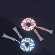 Load image into Gallery viewer, Children Jump Ropes Adjustable Night Glowing Skipping Rope LED Light Up Adult Kids Jump Skipping Rope Fitness Cordless Jump Rope For Kids Glowing Jump Rope Adjustable Skipping Rope Fitness Exercise Jump Ropes For Home Workout
