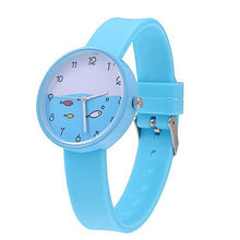 Load image into Gallery viewer, Children Quartz Sports Watch Waterproof Silicone Strap Outdoor Simple Children Wristwatch Colorful Boys Girls Watches Teenagers Student Time Wrist Watch Soft Silicone Band
