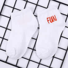 Load image into Gallery viewer, Children's Cotton Socks Cute Cartoon Fruit Embroidery Socks Comfortable Cartoon Socks Combed Out Of Pure Cotton Soft Comfortable Crew Socks For Kids
