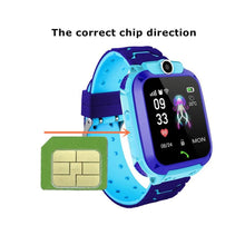 将图片加载到图库查看器，Children Smart Watch SOS Phone Watch Smartwatch For Kids With Sim Card Photo Waterproof Touch Screen Game Watch With 360° Rotated Body Design Waterproof Kids Smartwatch With SOS Call Music Player Camera
