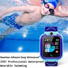 将图片加载到图库查看器，Children Smart Watch SOS Phone Watch Smartwatch For Kids With Sim Card Photo Waterproof Touch Screen Game Watch With 360° Rotated Body Design Waterproof Kids Smartwatch With SOS Call Music Player Camera
