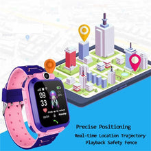 将图片加载到图库查看器，Children Smart Watch SOS Phone Watch Smartwatch For Kids With Sim Card Photo Waterproof Touch Screen Game Watch With 360° Rotated Body Design Waterproof Kids Smartwatch With SOS Call Music Player Camera
