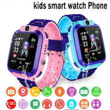 将图片加载到图库查看器，Children Smart Watch SOS Phone Watch Smartwatch For Kids With Sim Card Photo Waterproof Touch Screen Game Watch With 360° Rotated Body Design Waterproof Kids Smartwatch With SOS Call Music Player Camera

