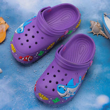 将图片加载到图库查看器，Children Summer Cartoon Sandals Quick-Dry Beach Kids Clogs Slippers Light-Weight Wear-Resistant Boy Girl Shoes Comfort Clogs Kids Slip On Garden Shoes Boys Lightweight Outdoor Beach Pool Slide Sandals
