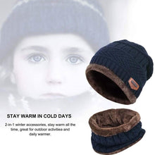Load image into Gallery viewer, Children's Winter Hat and Scarf Set
