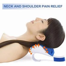 Load image into Gallery viewer, Chiropractic Neck Pillow Massager for Pain relief and Relaxation - Neck Support Orthopedic Pillow Neck Shoulder Relaxer
