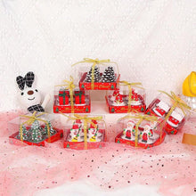 将图片加载到图库查看器，Christmas Candle Themed Festival Ornament Christmas Tea light Candles Handmade Delicate Santa Claus Snowman Pine Cones Christmas Tree Candles Christmas Home Decorations Decorative Cartoon Shaped Candle Home Decor
