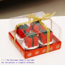 Load image into Gallery viewer, Christmas Candles Paraffin Home Desktop Decorations Tea light Candles Handmade Delicate Santa Snowman Acorn Tree Candles For Christmas Home Decoration Gifts Wedding Party Holiday Lights Christmas Ornaments
