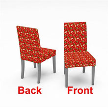 将图片加载到图库查看器，Christmas Chair Cover Stretch Spandex Digital Printed Silla Kitchen Dining Chair Covers Home Party Xmas Decor  Stretch Chair Cover for Dining Room Chair Protector Seat Cover Stretch Slipcover Christmas Bell Furniture For Living Room Ceremony Hotel
