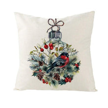 将图片加载到图库查看器，Christmas Cover Cushion For Home Decor Pillowcase Santa Claus Christmas Throw Pillow Covers Waterproof Outdoor Pillow Covers Cotton Linen Christmas Pillow Covers Linen Print Merry Christmas Navidad 2022 New Year Gift 45x45CM
