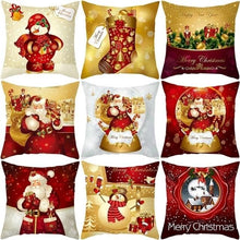 Load image into Gallery viewer, Christmas Decoration Set Stylish Christmas Chair Cover Decoration Jacquard Removable Washable Cushion Covers Armchair Modern For Home Banquet Hotel Spandex Holiday Parsons Chair Cover for Christmas Decoration Home Decor Ceremony Santa Claus
