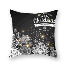 将图片加载到图库查看器，Christmas Decorations Snowflake Santa Claus Merry Christmas Cover Cushion Pillowcase Xmas Holiday Couch Pillows Rustic Christmas Decorations Winter Pillowcase for Living Room Home Happy New Year
