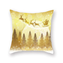 将图片加载到图库查看器，Christmas Decorations Snowflake Santa Claus Merry Christmas Cover Cushion Pillowcase Xmas Holiday Couch Pillows Rustic Christmas Decorations Winter Pillowcase for Living Room Home Happy New Year
