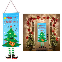 Load image into Gallery viewer, Christmas Door Hanging Flag Decor
