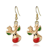 Load image into Gallery viewer, Christmas Ear Decor Hooks Creative Ladies Holiday Earrings
