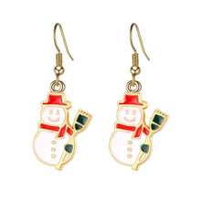 Load image into Gallery viewer, Christmas Ear Decor Hooks Creative Ladies Holiday Earrings
