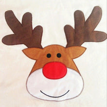 将图片加载到图库查看器，Christmas Hat Chair Cover Xmas Santa Claus Deer Elk Dining Chair Covers for Kitchen Placemat Dining Seat Christmas Home Decor r Back Cover Removable Washable Chair Protector Cover For Kitchen Dining Room Chairs and Living Room 50x60cm
