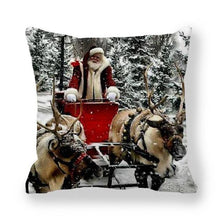 将图片加载到图库查看器，Christmas Pillowcase Holiday Decoration Christmas Santa Pillow Covers Santa Claus Pillow Covers Christmas Sofa Throw Pillow Home Cushion Cover Christmas Snowman Print Pillowcase Letter 45x45CM
