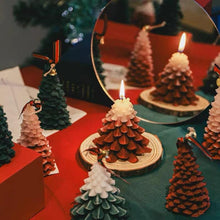 将图片加载到图库查看器，Christmas Pine Cones Candles Pine Cone Candles For Christmas Tree Shape Candle Scented Christmas Candle Christmas Decoration Candle Elk Christmas Tree Scented Candle Home Creative Gifts
