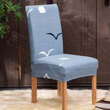 Load image into Gallery viewer, Christmas Printing Dining Chair Covers Modern Removable Anti-dirty Kitchen Seat Case Stretch Chair Slipcovers for Home Banquet Dining Room Chair Protector Seat Protector Slipcovers Stretch Removable Washable Printed Dining Chair Seat Covers for Kitchen
