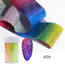 将图片加载到图库查看器，Christmas Silver Snowflakes Nail Art Foil Transfer Glitter Stickers 3D Nail Art Decals Designer Manicuring Decoration Xmas Gift Nails Snowflake Nail Art Stickers Decals Christmas Nail 3D Self Adhesive Nail Stickers for Acrylic Nails Snowflake
