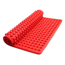 Load image into Gallery viewer, Circular Hole Silicone Grill Mat BBQ Mat Barbecue Roast Chicken Mat Baking Pan Mat Multifunctional Microwave Mat Table Placemat Pyramid Pan Non Stick Fat Reducing Silicone Baking Mat Oven Cooking Baking BBQ Mat Sheets
