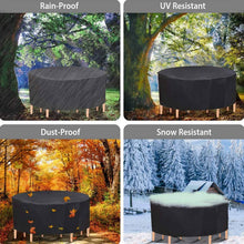 Load image into Gallery viewer, Circular Table Cover Outdoor Furniture Protector

