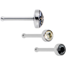 Load image into Gallery viewer, 20G Licensed NFL New Orleans Saints Logo Nose Bone 3 Pack Set
