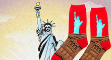 将图片加载到图库查看器，Classic Autumn Winter Retro Personality Art Van Gogh Mural World Famous Oil Painting Female Sock For Men And Women
