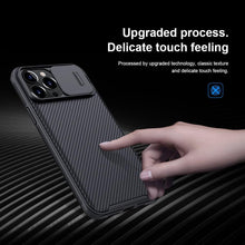 Load image into Gallery viewer, Classic Black Camera Cover Protection For  Your iPhone Privacy iPhone 12 11 Pro Max Armor Lens Cover Slide Camera Case for iPhone  11 Pro Max 12 Mini Comfortable Soft Grip Simple Sliding Camera Cover Case
