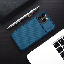 Load image into Gallery viewer, Classic Black Camera Cover Protection For  Your iPhone Privacy iPhone 12 11 Pro Max Armor Lens Cover Slide Camera Case for iPhone  11 Pro Max 12 Mini Comfortable Soft Grip Simple Sliding Camera Cover Case
