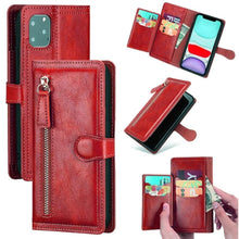 Load image into Gallery viewer, Classic Business Retro PU Flip Leather Case For Iphone 14 13 12 11 Pro Max Iphone 13 Mini X Xr Xs Card Holder Case Leather Case Magnetic Closure Magnetic Pocket Closure

