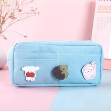 Load image into Gallery viewer, Classic Cartoon Large Capacity Stylish Students Pencil Pouch Cute Creative Design Case For School
