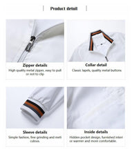 Load image into Gallery viewer, Classic Fashion Men’s Windbreaker Jackets Casual Jacket Men Outdoor Sports Spring Autumn Solid Color Jacket Stylish Jackets Men Jacket Lightweight Casual Slim Fit Jacket
