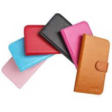 将图片加载到图库查看器，Classic iPhone 5 5S SE 5C Case Flip Leather Phone Cover For iPhone 6 6S PLUS 7 8 X Shockproof Stand Cases Wallet Extra Thin Leather Case Compatible with iPhone
