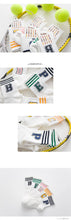将图片加载到图库查看器，Classic Letter Print Fashion Sporty Short Socks Girls Cute Harajuku Socks Casual Cool Skateboard Socks Made Out Of Pure Cotton Breathable Socks For Men And Women
