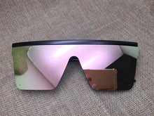 Load image into Gallery viewer, Classic Male Big Black Sunglasses For Men &amp; Women New Fashionable Design New Mirror Pink Square  Oversize Square Sunglasses for Women Men

