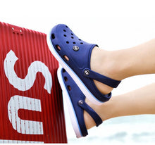 Load image into Gallery viewer, Classic Men Clogs Slippers Soft Bottom Beach Fashion Clogs Men Sandals Comfortable Breathable Ankle-Wrap Anti-Slip Casual Water Shoe Beach Shower Sandals Summer Slippers
