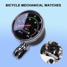 Load image into Gallery viewer, Classic Mountain Road Bike Computer Vintage Bicycle Bike Speedometer Analog Classical Mechanical Odometer Mechanical Bicycle Speedometer Aluminum Alloy Bike Computer Cyclocomputer
