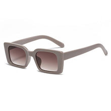Load image into Gallery viewer, Classic New Rectangle Shape Sunglasses For Women Rectangle Sunglasses for Women 90’s Vintage Shades Square Thick Frame Glasses Luxury Design New Small Square  Eyewear Decent Shades
