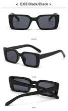 Load image into Gallery viewer, Classic New Rectangle Shape Sunglasses For Women Rectangle Sunglasses for Women 90’s Vintage Shades Square Thick Frame Glasses Luxury Design New Small Square  Eyewear Decent Shades
