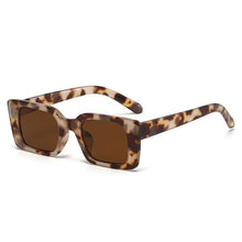 Load image into Gallery viewer, Classic New Rectangle Shape Sunglasses For Women Rectangle Sunglasses for Women 90’s Vintage Shades Square Thick Frame Glasses Luxury Design New Small Square  Eyewear Decent Shades
