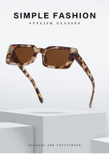 Load image into Gallery viewer, Classic New Rectangle Shape Sunglasses For Women Rectangle Sunglasses for Women 90’s Vintage Shades Square Thick Frame Glasses Luxury Design New Small Square  Eyewear Decent Shades
