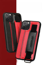 Load image into Gallery viewer, Classic Vintage Design Leather Belt Style With Strap Case for iPhone 14 13 12 Mini 11 Pro Max XS XR Max 8 7 6S Plus PU Leather Wristband Card Holder Full Cover Business Simple Iphone Case For Men And Women
