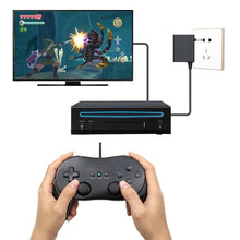 将图片加载到图库查看器，Classic White And Black Wired Pro Remote Game Controller Compatible With PC Laptop
