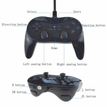 将图片加载到图库查看器，Classic White And Black Wired Pro Remote Game Controller Compatible With PC Laptop
